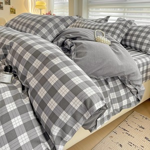 Thoáng khí 100% cotton Duvet cover <span class=keywords><strong>Set</strong></span> tấm ga trải giường cho khách sạn và nhà mới thiết kế in trải giường bao gồm bộ đồ giường đặt - Product Image 5