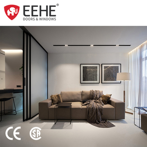 Foshan — portes coulissantes <span class=keywords><strong>en</strong></span> aluminium à <span class=keywords><strong>double</strong></span> voie, transparentes <span class=keywords><strong>en</strong></span> <span class=keywords><strong>verre</strong></span> trempé, <span class=keywords><strong>pour</strong></span> entrée et balcon - Product Image 3