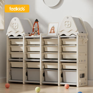 Armoires à jouets pour enfants, ensembles de meubles de <span class=keywords><strong>chambre</strong></span> à coucher de bébé, adolescents enfants maternelle vêtements en plastique étagère de rangement bacs d'organisation boîte - Product Image 1