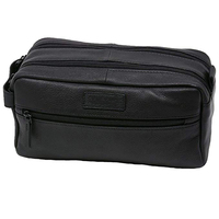 Trousse de toilette de voyage en cuir Kit Dopp en cuir pour hommes Voyage Rasage Cosmétique Organisateur Sac pour hommes femmes
