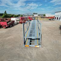 Semi-remorque porte-voitures 8 places pour transport de camions lourds, semi-remorque de transport de véhicules d'usine, provenant de fabricants chinois