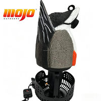 MOJO Outdoors Leurre de chasse 3D en forme de canard avec minuterie, télécommande, batterie rechargeable, autonomie de 8 heures, étanche