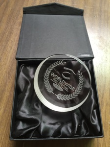 Großhandel Blanko Kristallglas Eishockey-Puck Briefbeschwerer für Heimdekoration - Product Image 4