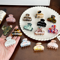 Accessoires pour cheveux en feuille d'acétate simple pour femmes, usage quotidien, personnalisables, pas chers