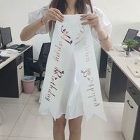 Meilleures ventes : Écharpe de corps en ruban personnalisée pour concours de beauté et anniversaire