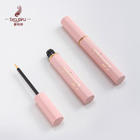 Tube d'emballage de 6 ml rose personnalisé avec logo haut de gamme pour sérum cils, eye-liner, mascara et colle à cils