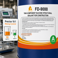 Adhésif structurel bicomposant de qualité ingénierie FEIDU FD9000, utilisation en construction, excellente adhérence, résistance aux intempéries