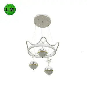 Hot Sale Indoor Decoration Fixtures Home Cafe Aluminum Crystal Acrylic LED Pendant Lamp