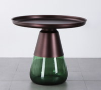 Ensemble de tables basses en verre de style nordique moderne pour salon, salle à manger, meubles de maison, faciles à nettoyer, garantie 1 an, non pliables, Osidi