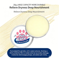 Baume pour pattes d'animaux – Soin des griffes à la glycérine pour chats et chiens – Crème hydratante facile à utiliser, nourrissante et protectrice pour pattes sèches et gercées – Longue durée