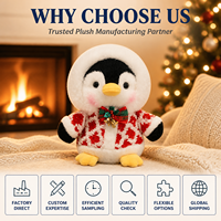 Fabricant de Peluches Personnalisées - Mini Pingouin en Peluche Personnalisé OEM ODM - Créateur de Jouets en Peluche