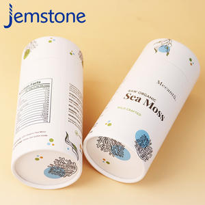 100% Biodegradable <b>Food</b> Grade Wild Seaweed Cylinder <b>Container</b> Coffee Powder Green Tea Round Paper Tube Packaging - Product Image 3