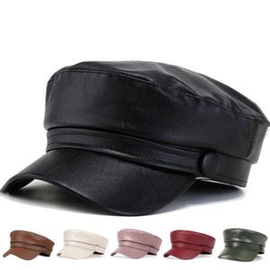 Béret plat en cuir PU coupe-vent pour femme, nouvelle collection printemps, idéal pour le sport, les loisirs, les activités de plein air et les voyages - Product Image 2