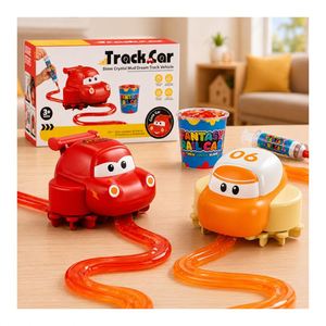Set de Recreación Interior: Gel Transparente para Crear Pistas de Slime, Coche de Pista de Slime, Desarrollo Cognitivo Infantil, Recorrido Automático por Rutas - Product Image 6
