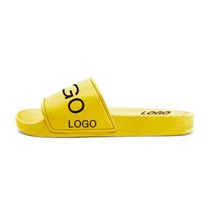 Greatslides Pantuflas Zapatillas Por Mayor,Casual Slides Shoes Sandalias planas de cuero baratas, Custom Printed Yellow House <span class=keywords><strong>Slippers</strong></span> - Product Image 3