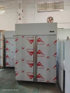 Congelador vertical comercial 1300L <span class=keywords><strong>Refrigerador</strong></span> de alcance de acero inoxidable de dos puertas con enfriador de aire de temperatura única - Product Image 3