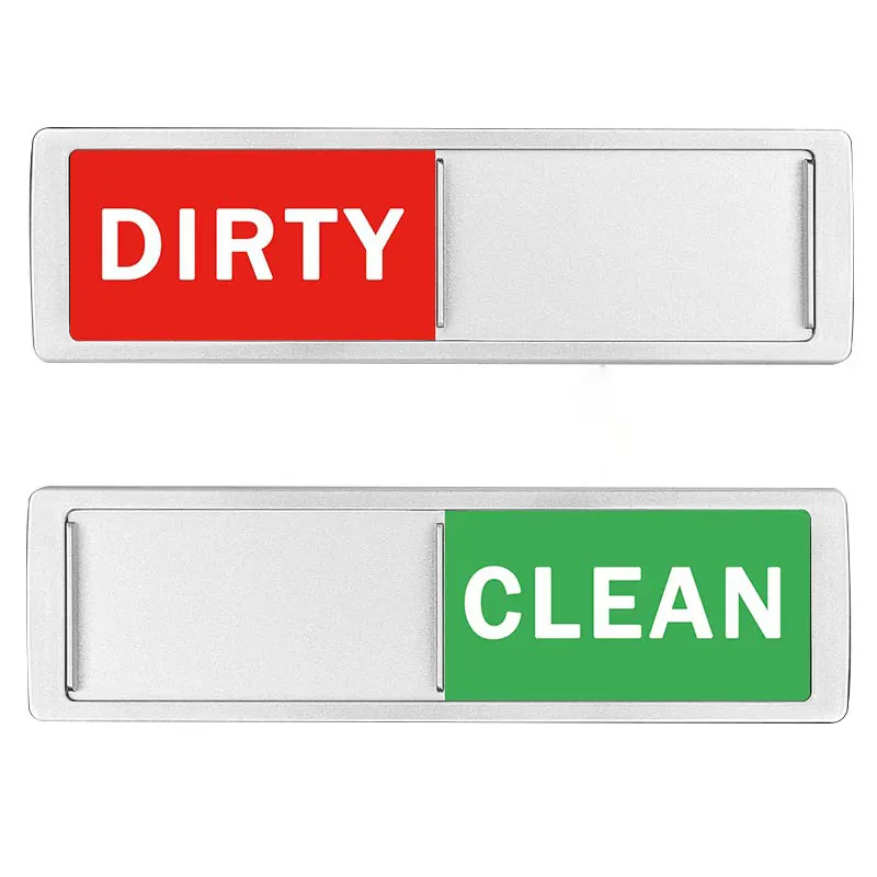 OEM Dishwasher/fridge Magnet double sided magnetic card Clean Dirty Sign Indicator