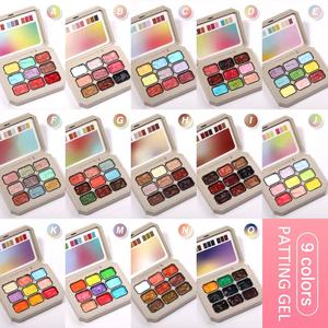 Set <span class=keywords><strong>de</strong></span> Gel para Decoración <span class=keywords><strong>de</strong></span> <span class=keywords><strong>Uñas</strong></span> <span class=keywords><strong>de</strong></span> 9 Colores, Gel Multifunción para Degradado y Rubor, <span class=keywords><strong>Kit</strong></span> <span class=keywords><strong>de</strong></span> Gel con Aplicador <span class=keywords><strong>de</strong></span> Esponja para Pintar <span class=keywords><strong>Uñas</strong></span> - Product Image 3