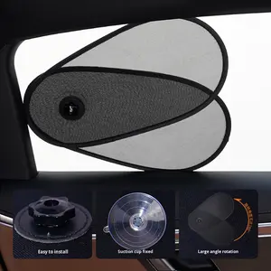 Protecteur universel personnalisé de pare-<span class=keywords><strong>soleil</strong></span> de fenêtre de voiture à adsorption électrostatique avec maille réglable Pare-<span class=keywords><strong>soleil</strong></span> universel de voiture - Product Image 4