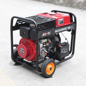 Senciディーゼル発電機5KW 6KW単相230V 380Vポータブル発電機 - Product Image 2