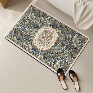 Tapis de bain de luxe en diatomite style Barclay, motif dessin animé, écologique, avec envers en caoutchouc, absorption instantanée, résistant aux taches, 40x60 - Product Image 2