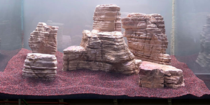 Pesce giallo linea sottile modello acquamarina natura Decore Melaleuca pietra - Product Image 6