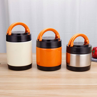 Boîte à lunch isotherme en acier inoxydable disponible en plusieurs tailles, triple étage en plastique, anti-fuite, emballage alimentaire écologique