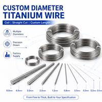 Fil de titane GR2 ASTM B863, bobine personnalisée, coupe droite pour échangeur de chaleur, équipement chimique, soudage TIG, OEM