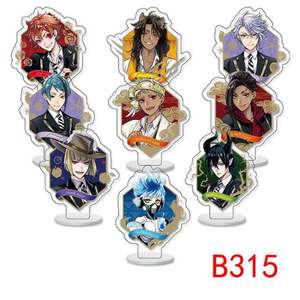 H6CM 9pcs = 1set Mini Anime Japonais Merch Acrylique Standee Genshin Impact Prêt à Expédier Mini Acrylique Stande Figure - Product Image 5