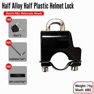 Antivol de casque pour moto électrique et scooter à batterie – Gadget antivol en alliage de zinc avec crochet dédié pour une fixation sécurisée - Product Image 5