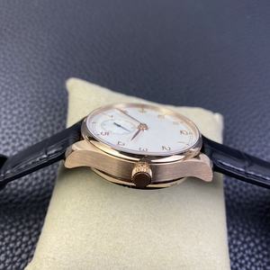 Montre mécanique automatique de luxe pour homme en or rose 40 mm, miroir <span class=keywords><strong>saphir</strong></span>, bracelet en <span class=keywords><strong>cuir</strong></span> de haute qualité, montre de business - Product Image 3