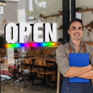 Directe d'usine DC 12V 24 heures signes de maison rouge pour l'<span class=keywords><strong>immobilier</strong></span> LED signe ouvert - Product Image 4