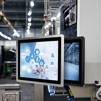 Panel PC Industrial con Pantalla Táctil de 10.1 Pulgadas, Windows 10, Pantalla Táctil Capacitiva, CPU I3/I5/I7, 4GB/8GB de RAM, 32GB/64GB SSD