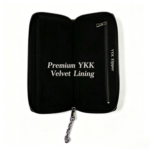 Pochette de transport personnalisée avec logo et fermeture éclair, étuis à usage spécial, sac pour cartes de scores sportives et notes, porte-gants de golf en cuir véritable - Product Image 3