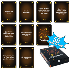 50 Nuevas Tareas de Instrucción Transfronterizas, Juego de Mesa de Desafío con Tarjetas, para Reuniones de <span class=keywords><strong>Amigos</strong></span>, Trucos de Papel, Rectángulo Personalizado - Product Image 5