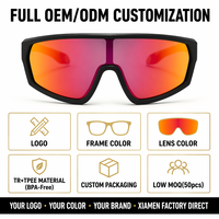 Nouvelles Lunettes de Soleil Sportives d'Extérieur pour Enfants 2026, Monture en Nylon Polarisée, Protection UV, Verres Photochromiques, Personnalisation du Logo
