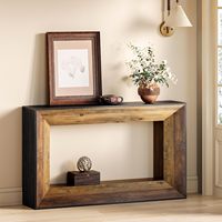 Table console rectangulaire moderne en bois pour salon, fabriquée en Chine