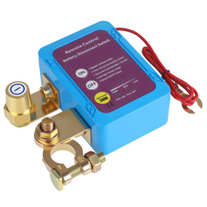 <b>Remote</b> Control Battery Disconnect <b>Switch</b> 240A 12V IP65 Waterproof Brass Terminal Blue Red - Product Image 1