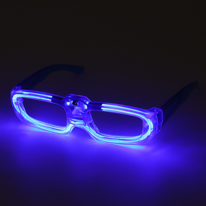 Occhiali LED Quadrati in Plastica, <span class=keywords><strong>Accessori</strong></span> <span class=keywords><strong>per</strong></span> <span class=keywords><strong>Feste</strong></span>, Nuovi Arrivi, Colori Personalizzabili, Funzioni di Sicurezza, 100 Pezzi - Product Image 5