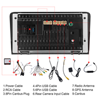 Podofo para Audi A3 S3 8P RS3 Sportback 7 pulgadas Android Car Radio Car Stereo Wireless Carplay/Android Auto/WiFi/GPS OEM al por mayor