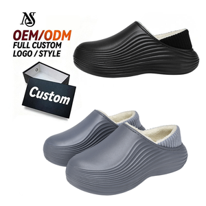 Chaussons d'intérieur et d'extérieur pour hommes, antidérapants, résistants à l'usure, chauds pour l'hiver, plateforme - Product Image 1