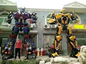 Mouvement de bras de <span class=keywords><strong>Robot</strong></span> en fer de grande taille, <span class=keywords><strong>Robot</strong></span> brillant mobile en métal pour <span class=keywords><strong>Sculpture</strong></span> de jardin de parc de paysage - Product Image 6