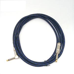 Popular mayor venta bajo precio buena calidad personalizado <span class=keywords><strong>guitarra</strong></span> instrumento cable <span class=keywords><strong>guitarra</strong></span> eléctrica cable blanco Negro Azul cable - Product Image 4