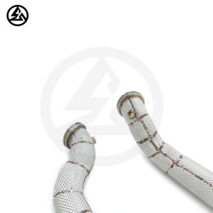 Tubo de Escape de Competición CSZ de Instalación Directa para Maserati Ghibli Levante Quattroporte <span class=keywords><strong>SQ4</strong></span> 3.0T, Tubos Rectos con Aislamiento Térmico - Product Image 3