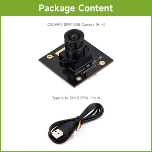 Módulo de Cámara USB Waveshare OS08A10 de 8MP, Chip Sensor OS08A10, Puerto USB2.0, Mayor Sensibilidad en Condiciones de Baja Luz K742 - Product Image 4