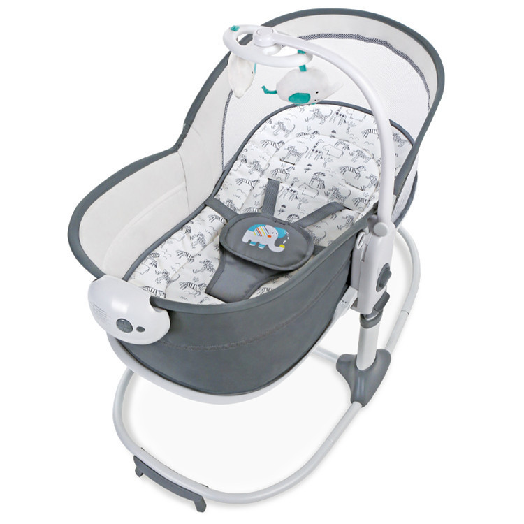 Electric Baby Swing Crib with Mosquito