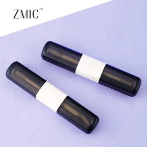 Mattschwarzes doppel köpfiges Lipgloss-Röhrchen kann nachgefüllt werden Flüssig glasur röhrchen 4ml 4ml - Product Image 2