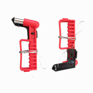 2 in 1 ABS peralatan darurat baja karbon Kit mobil palu keselamatan & sabuk pengaman pisau penyelamatan hidup Alat melarikan diri - Product Image 1