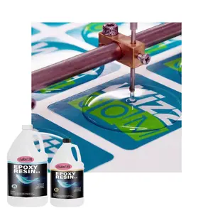 Temizle UV Doming reçine esnek epoksi reçine sertleştirici sanat Dome Sticker/sıvı Epoxi reçine