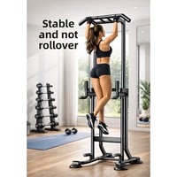 Barre de traction multifonctionnelle transfrontalière Super Kai pour usage domestique, équipement de fitness à barre unique, support de barres parallèles, origine Chine
